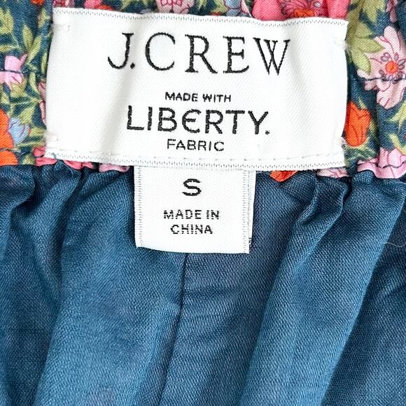 J. Crew Liberty London Meadow Song Floral Cotton Mini Skirt - Picture 6 of 7